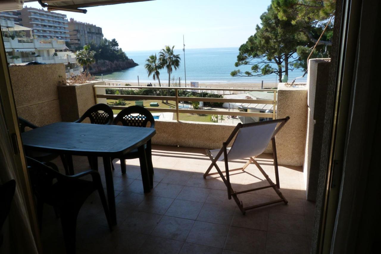 סאלו Apartamento Playamero Deluxe Playa Capellans Frente Al Mar מראה חיצוני תמונה